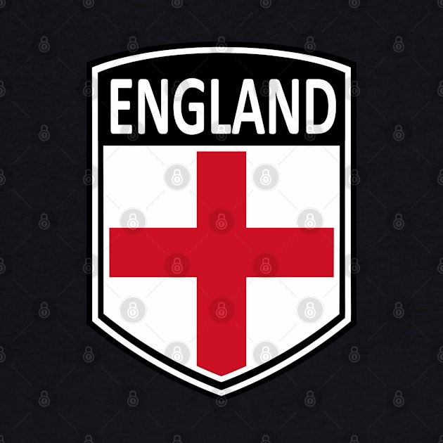 Flag Shield - England by Taylor'd Designs